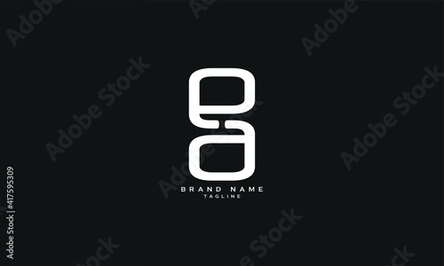 AA, Abstract initial monogram letter alphabet logo design