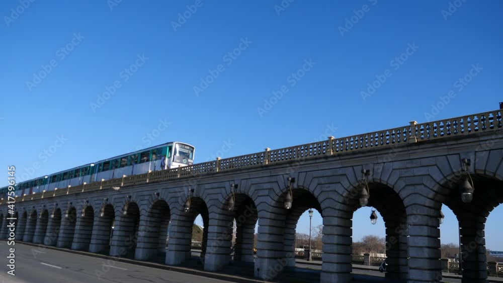 The bridge of Bercy in Paris.