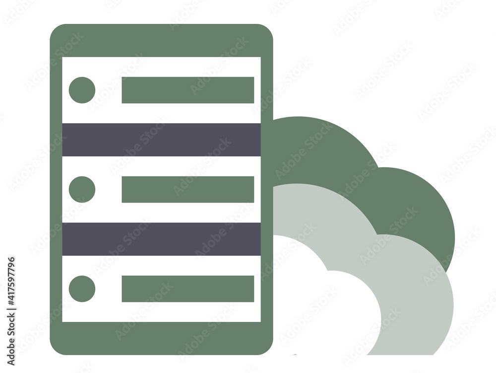 clouds server icon clouds server icon