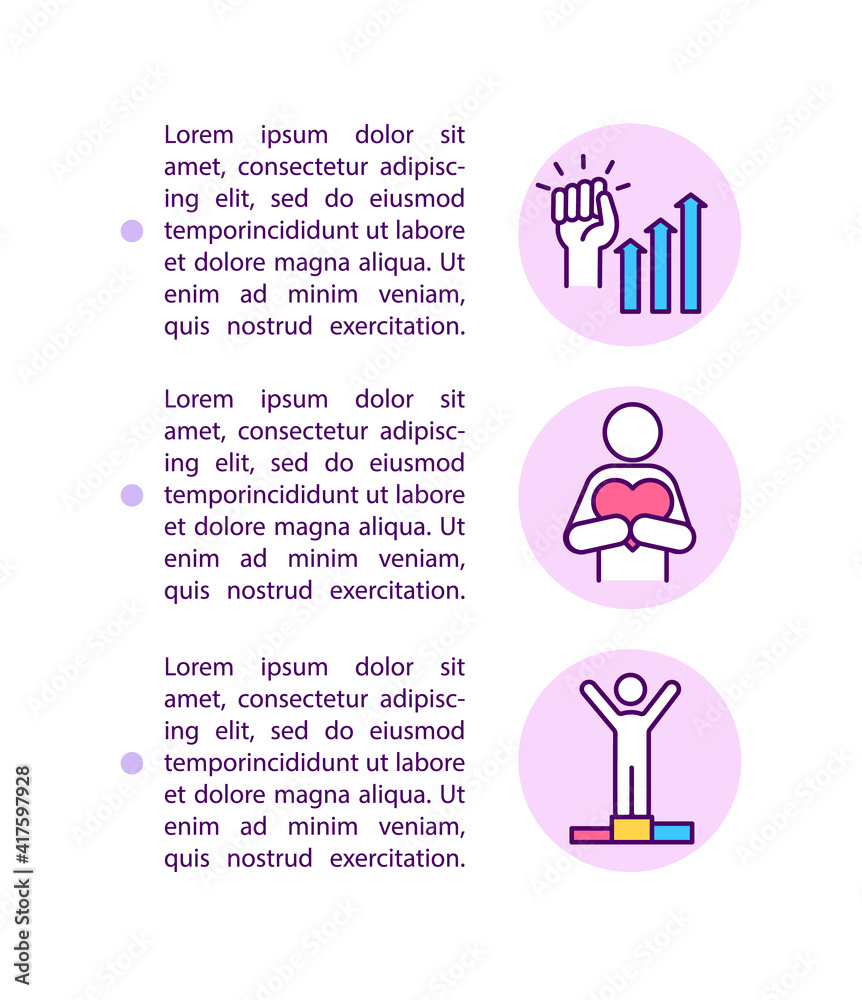 Building confidence and self-esteem concept icon with text. Helping kids cope with mistakes. PPT page vector template. Brochure, magazine, booklet design element with linear illustrations Building confidence and self-esteem concept icon with text. Helping kids cope with mistakes. PPT page vector template. Brochure, magazine, booklet design element with linear illustrations