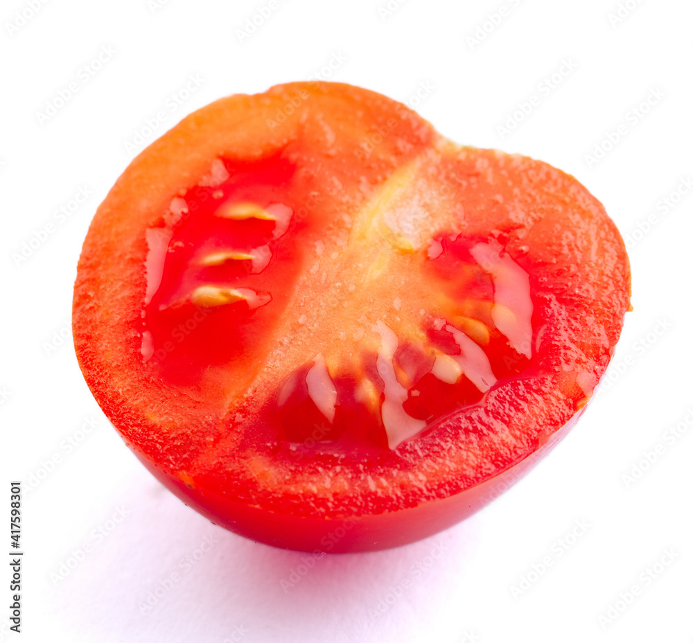 Cherry tomato isolated on white. High quality photo. Cherry tomato isolated on white. High quality photo.