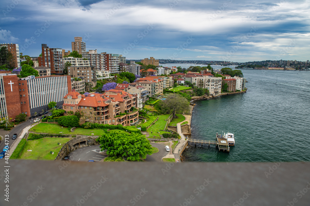 Obraz premium Aerial view of Kirribilli skyline, Sydney