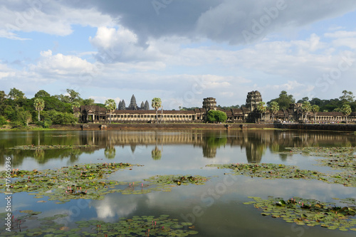 The temple Angkor Wat in Cambodia
