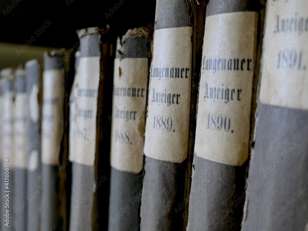 Langenauer Anzeiger alte Archivbücher Langenauer Anzeiger alte Archivbücher