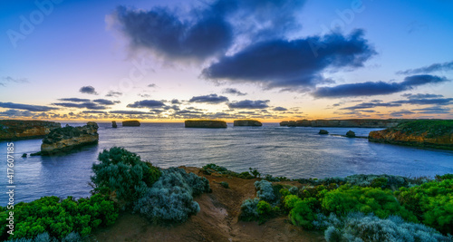 bay of islands after sunset at blue hour, great ocean road, australia © Christian B.