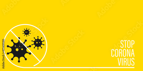 Getting vaccinated stops corona. flat style, concept of vaccination, injection, isolated vector illustration	