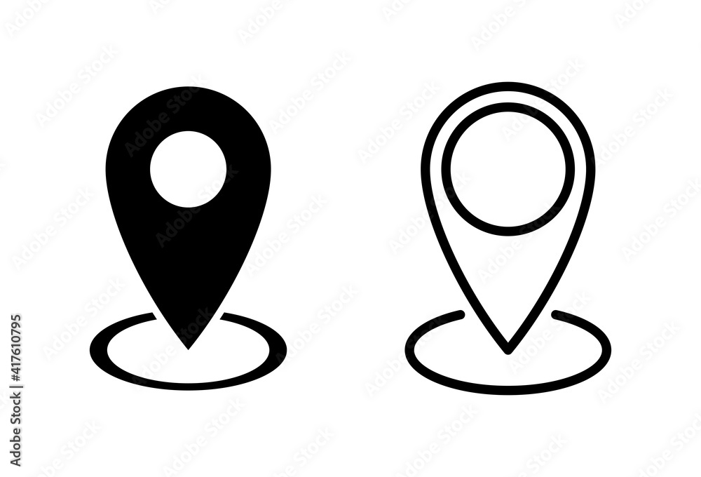 Pin icon set. Location icon vector. destination icon. map pin Pin icon set. Location icon vector. destination icon. map pin