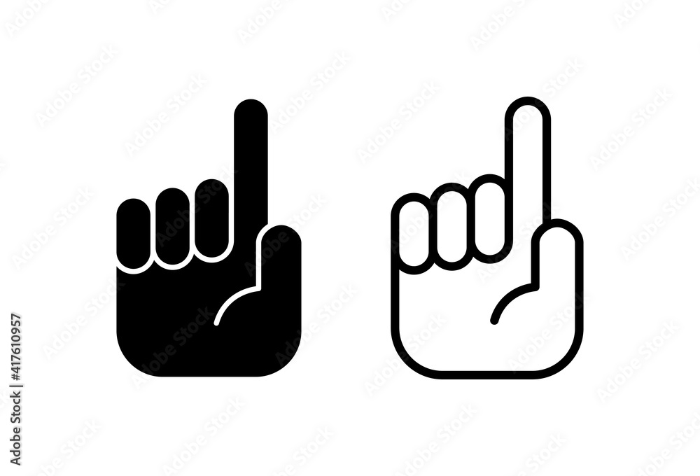 Hand icon set. hand vector icon, palm Hand icon set. hand vector icon, palm
