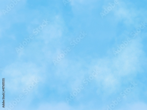 空のイラスト、晴れた日の青空の壁紙イメージ