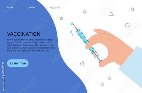 Global vaccination concept
