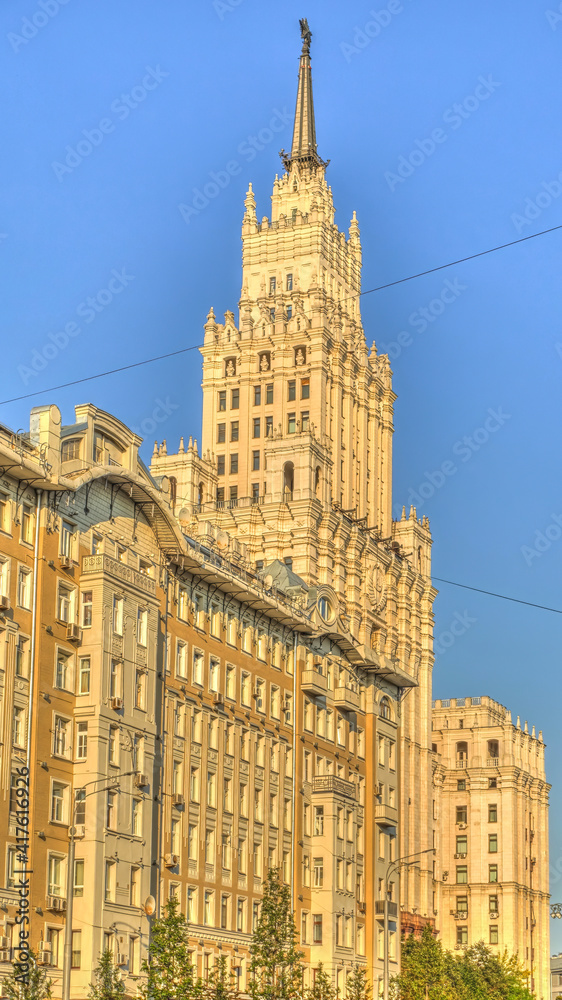 Moscow cityscape, Russia, HDR Image
