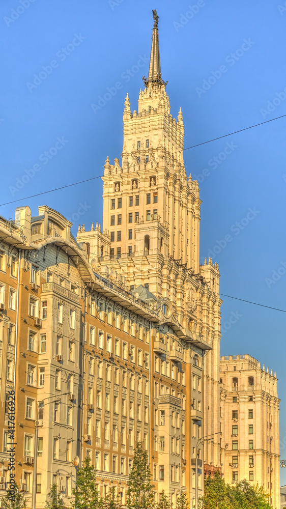 Moscow cityscape, Russia, HDR Image Moscow cityscape, Russia, HDR Image