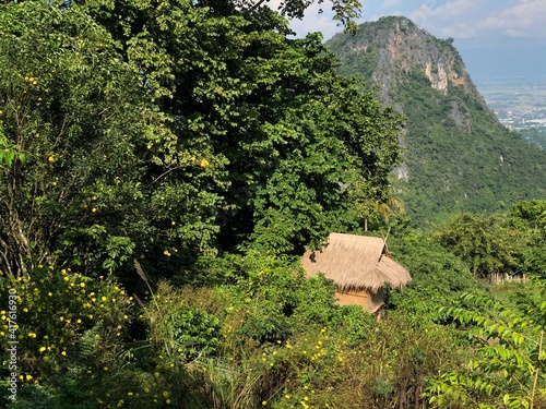 Doi Pha Mi landscape at Mae Sai district in Chiang Rai, Thailand. photo