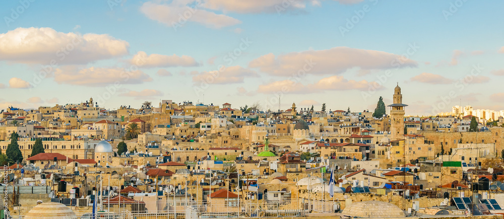 Old Jerusalmem Aerial View