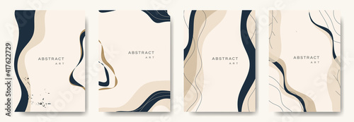 Modern abstract background.minimal trendy style. various shapes set up design templates good for background postcards poster wallpaper brochure invitation social media and other .vector illustration