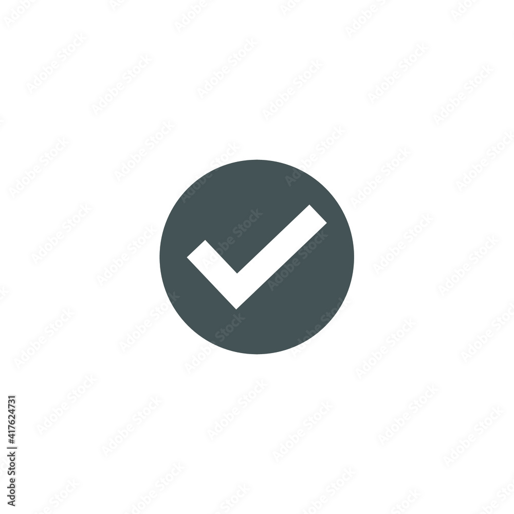 Check mark black line icons. Vector illustration. eps - Vector Check mark black line icons. Vector illustration. eps - Vector