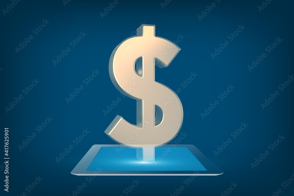 dollar sign on a rope