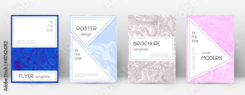 Abstract cover. Admirable design template. Suminagashi marble stylish poster. Admirable trendy abstr