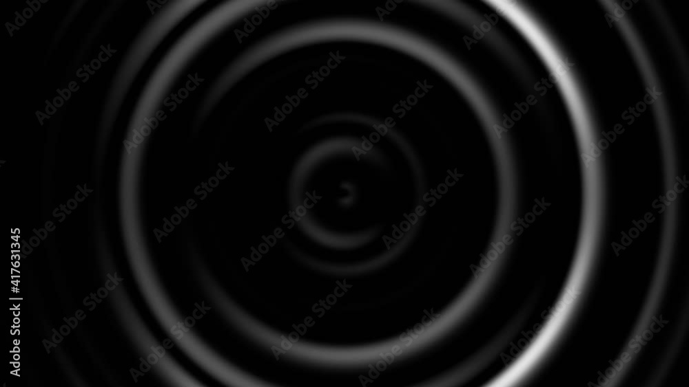 Realistic looping 3D animation of the dark radial waving surface as background rendered in UHD Realistic looping 3D animation of the dark radial waving surface as background rendered in UHD