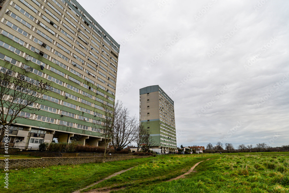 The Fred Wigg and John Walsh buildings in Leytonstone