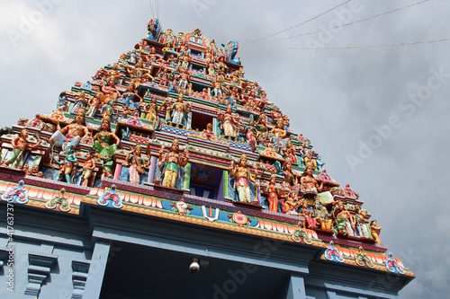 hindu temple (Sri Srinivasa Perumal) in little india in singapore photo