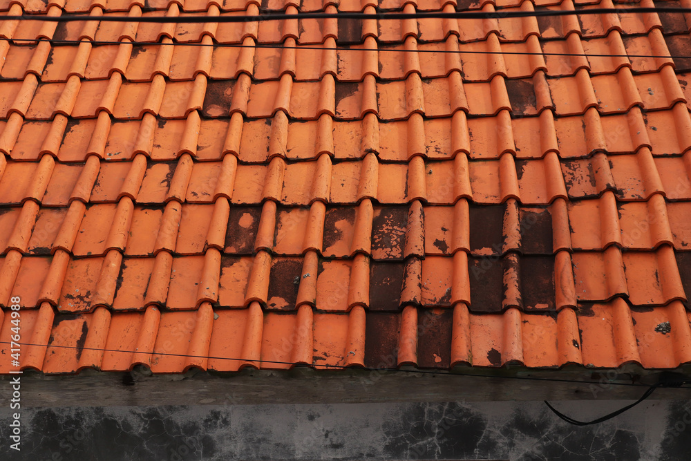 Rusty Roof Tile Pattern Asian culture Rusty Roof Tile Pattern Asian culture
