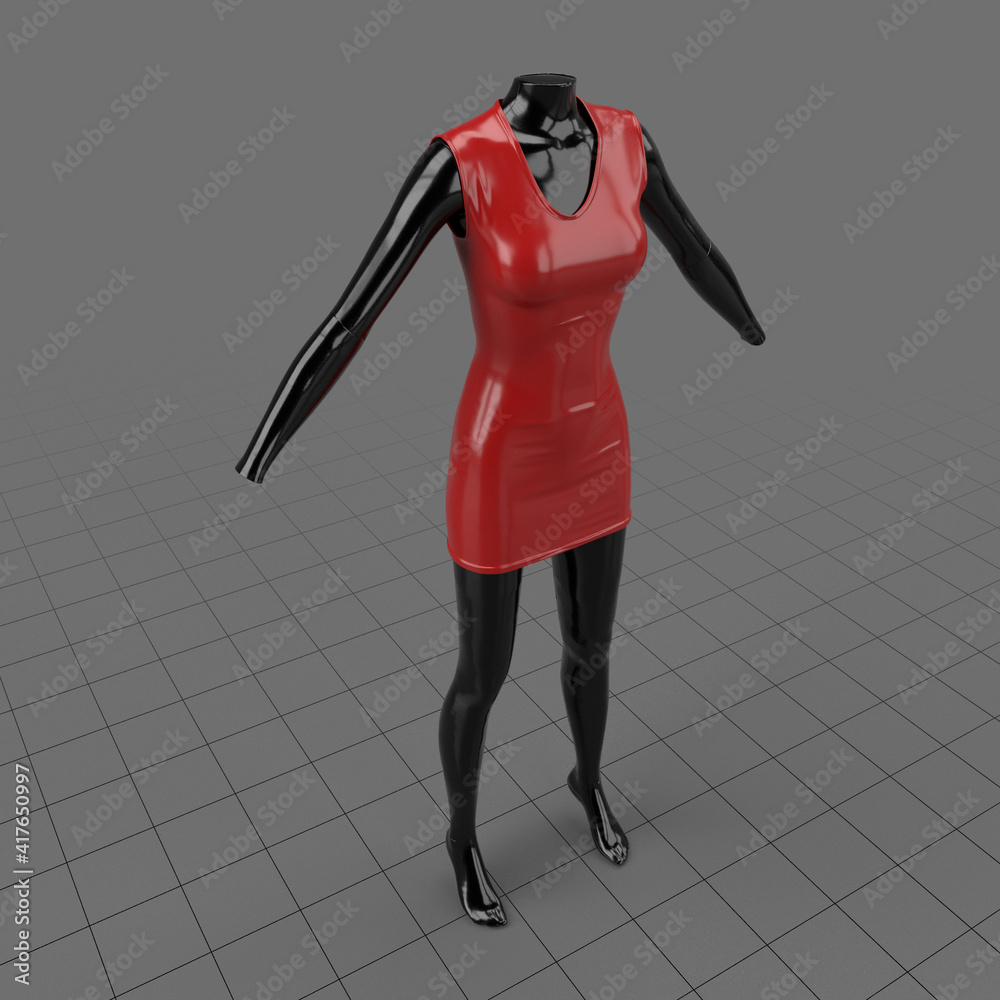3d bodycon dress Hazel Midi Dress