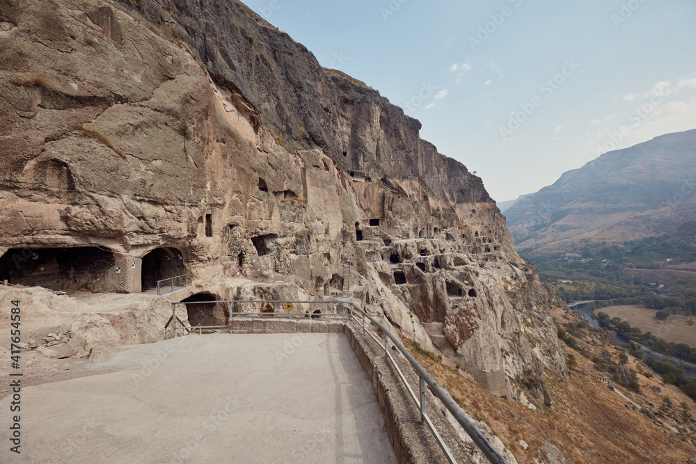 Vardzia cave monastery complex of the XII-XIII centuries in the south of Georgia in Javakheti 23 September 2017