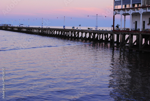 Pier at sunset