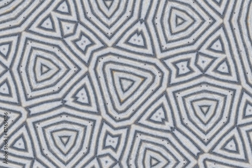Abstract kaleidoscope gray texture background