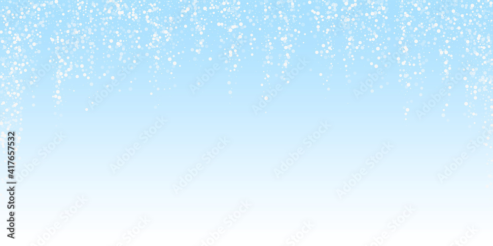 Random white dots Christmas background. Subtle fly Random white dots Christmas background. Subtle fly