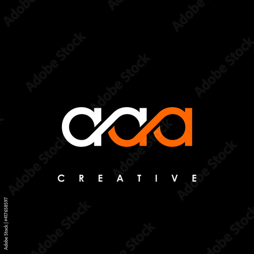 AAA Letter Initial Logo Design Template Vector Illustration