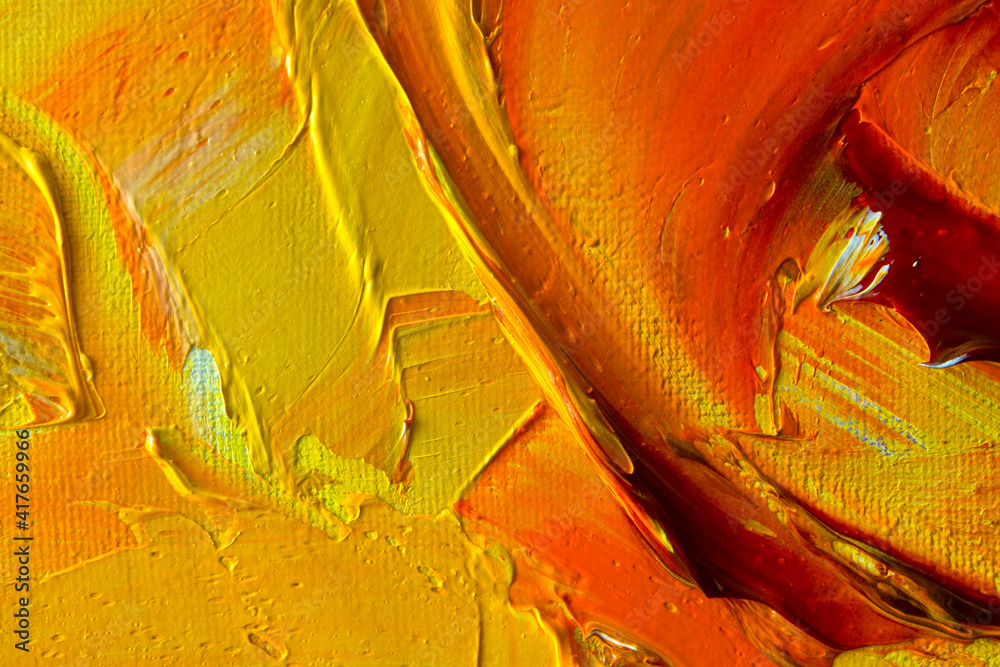 Abstract oil painting background. Oil on canvas texture. Palette knife