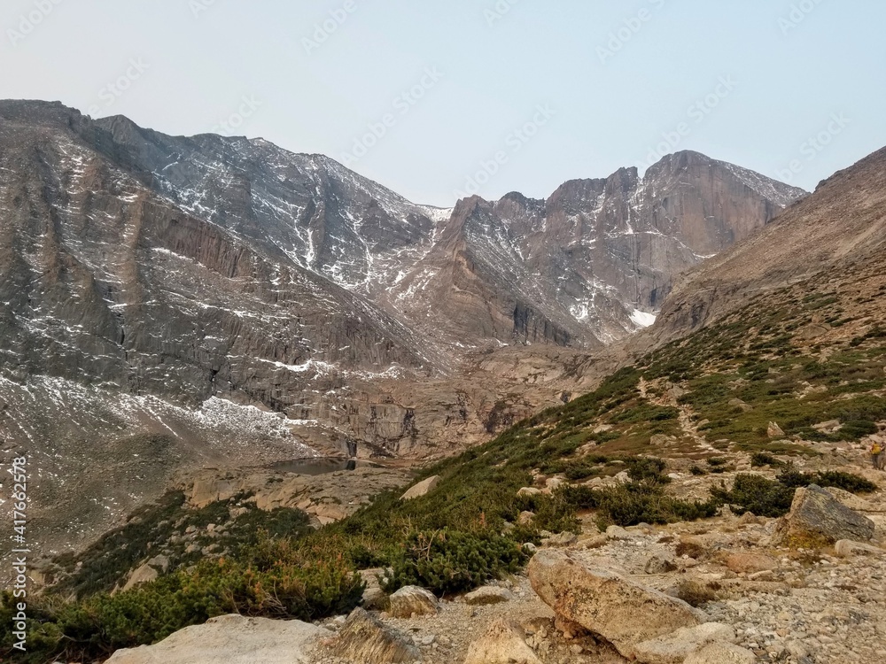 landscape in the mountains, Kelso Ridge Route, Grays and Torreys, Colorado