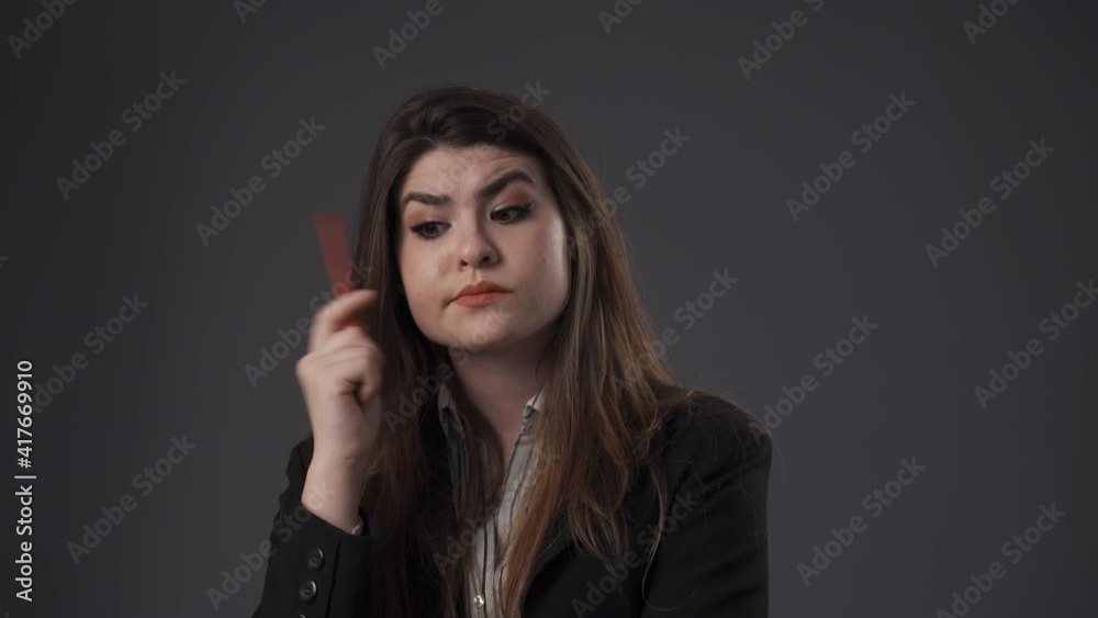 Young businesswoman with a brand new idea Young businesswoman with a brand new idea