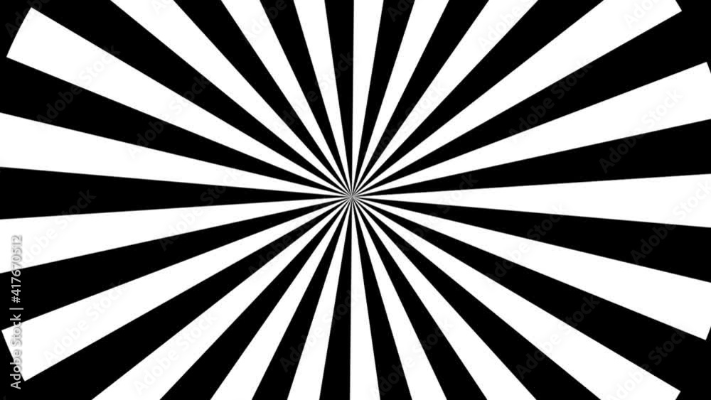 hypnotic black and white background. geometric shapes. Abstract , seamless loop animation of stripes. optical illusion. hypnotic black and white background. geometric shapes. Abstract , seamless loop animation of stripes. optical illusion.