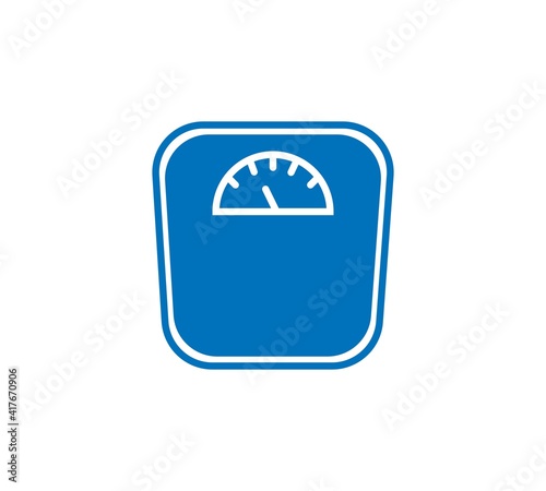 Fotografie, Obraz Weight scale vector icon sign symbol