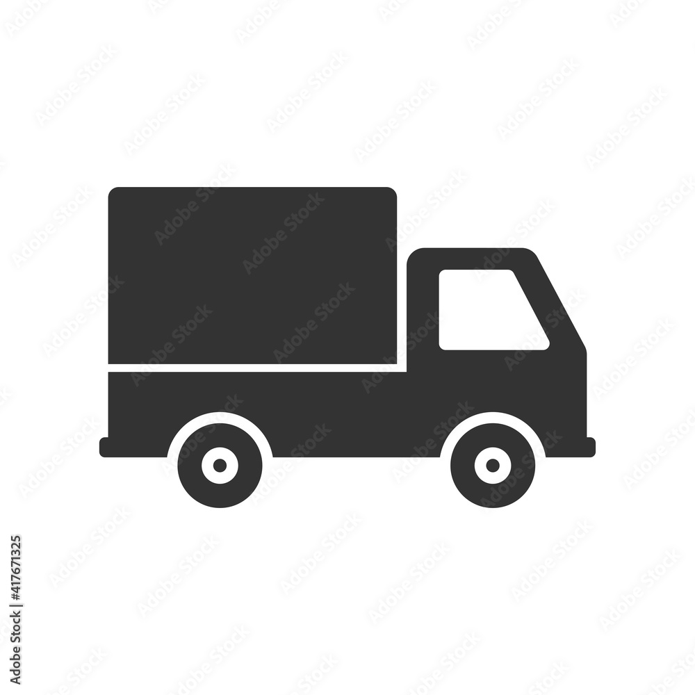 express delivery trucks icon. vector illustration.