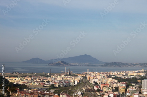 Early in the morning. View of Mount Vesuvius. Naples Italy  © Юлия Минакова
