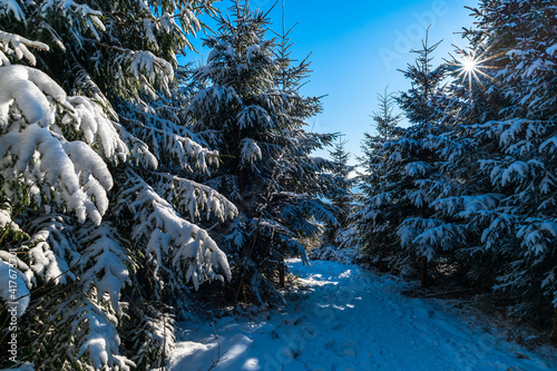 Bílé Karpaty v zimě, winter, forester, mounts photo