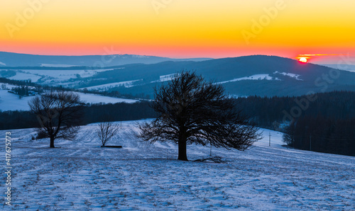 Bílé Karpaty v zimě, winter, forester, mounts