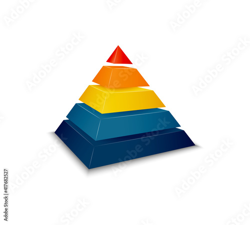 Pyramid Realistic Illustration