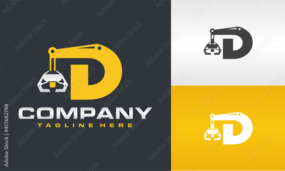 initial D crane drill logo initial D crane drill logo