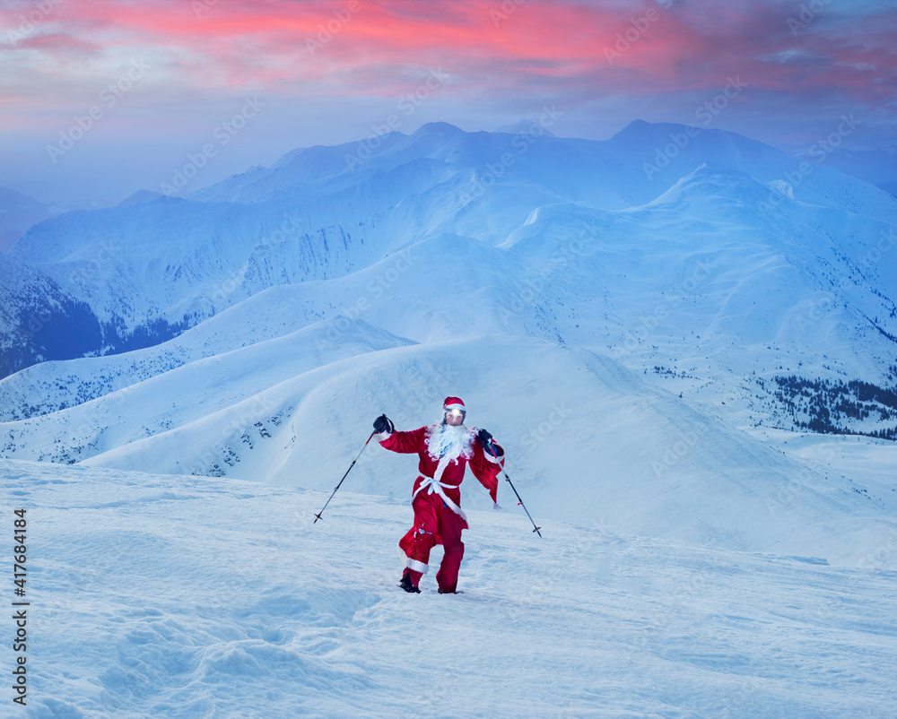 Santa Claus on the Montenegrin ridge, Hoverla