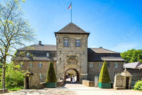 baroque castle dyck dike  germany