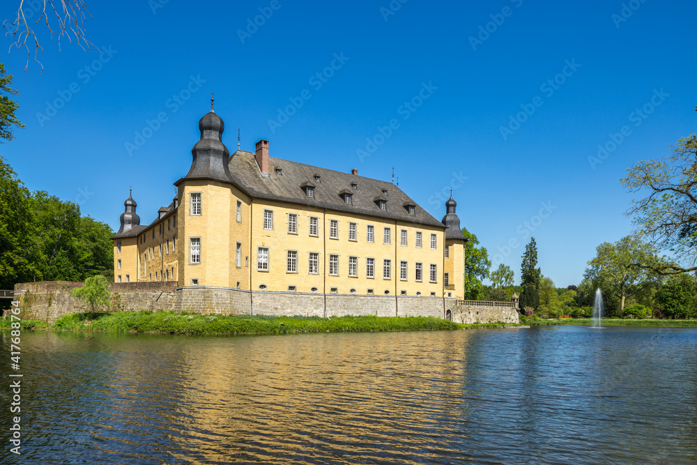 baroque castle dyck dike  germany