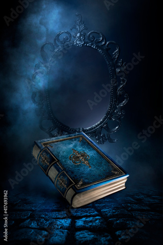 Magic vintage fantasy book ...
