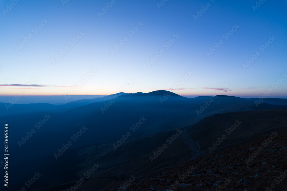 Mountains at Blue Hour Mountains at Blue Hour