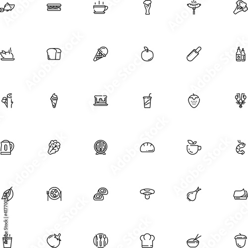 icon vector icon set such as: teabag, crustacean, shellfish, aluminum, cola, swim, thermal, eating, flavoring, freshness, leg, simple, wildlife, spicy, label, thin, brewery, old, sub, shrimp, yellow