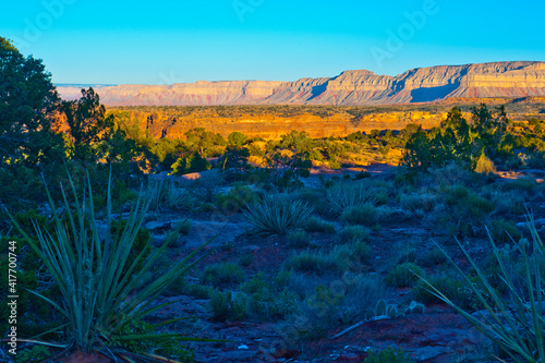 USA, Arizona. Grand Canyon National Park, Tuweep Area, Toroweap Campground overlook. photo